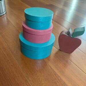 Apple Country Decor Nesting Boxes Home Decor